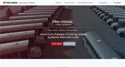 Desktop Screenshot of pro-vision-video.com