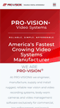 Mobile Screenshot of pro-vision-video.com